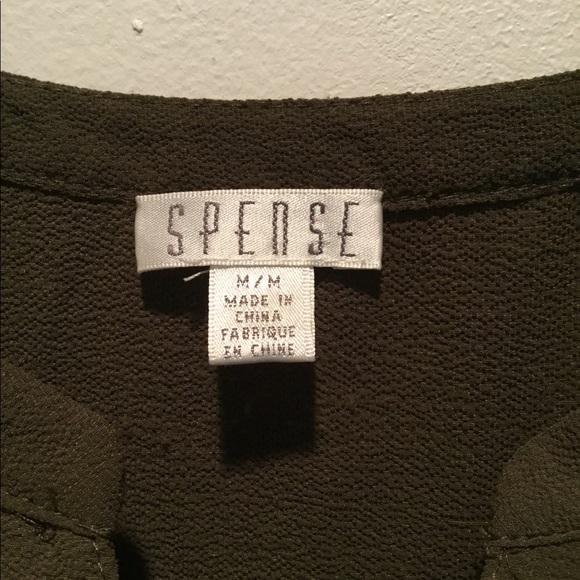 Spense Olive Green Sleeveless Top - Picture 3 of 4